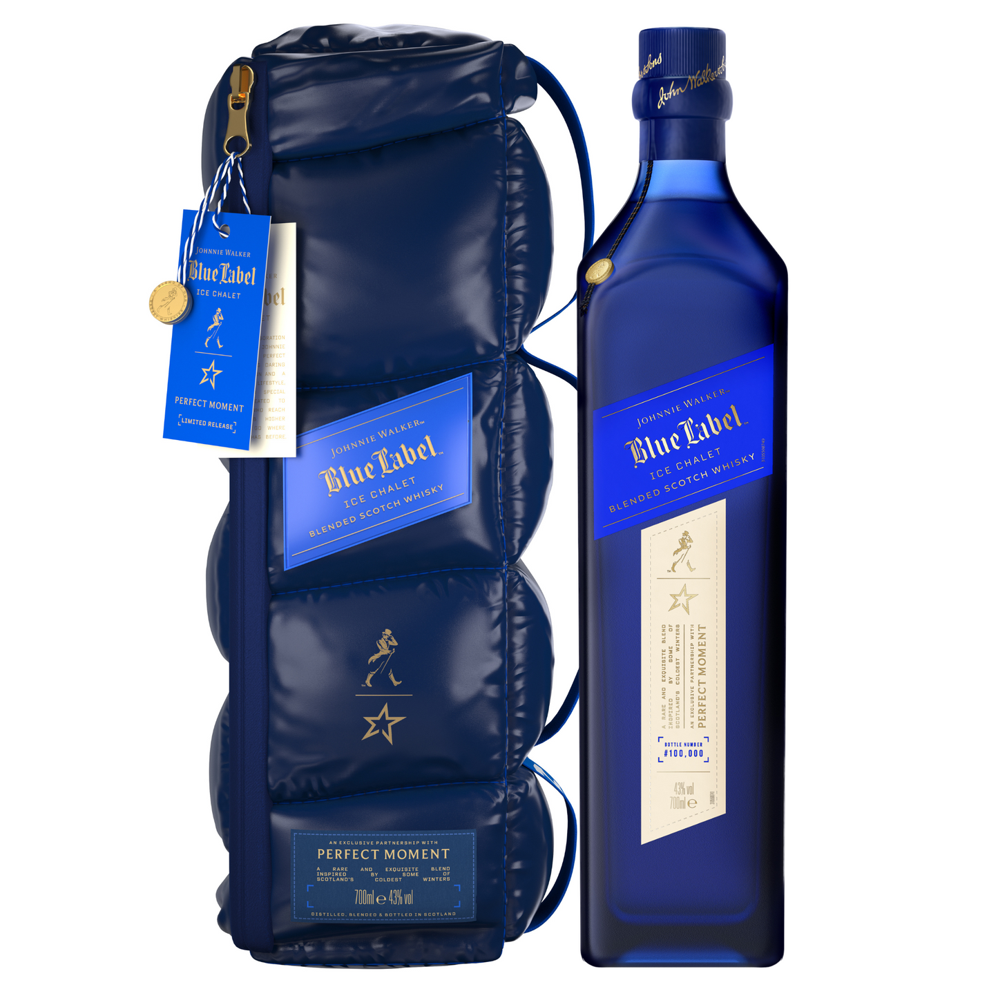 Johnnie Walker Blue Label Ice Chalet Blended Scotch Whisky, 70cl