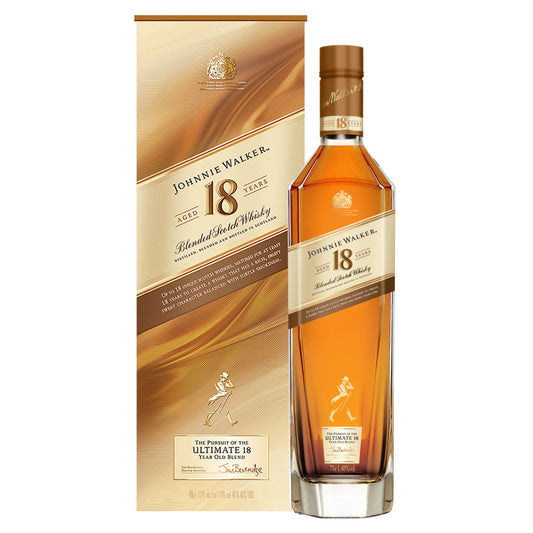 Johnnie Walker 18 Year Old Blended Scotch Whisky, 70cl