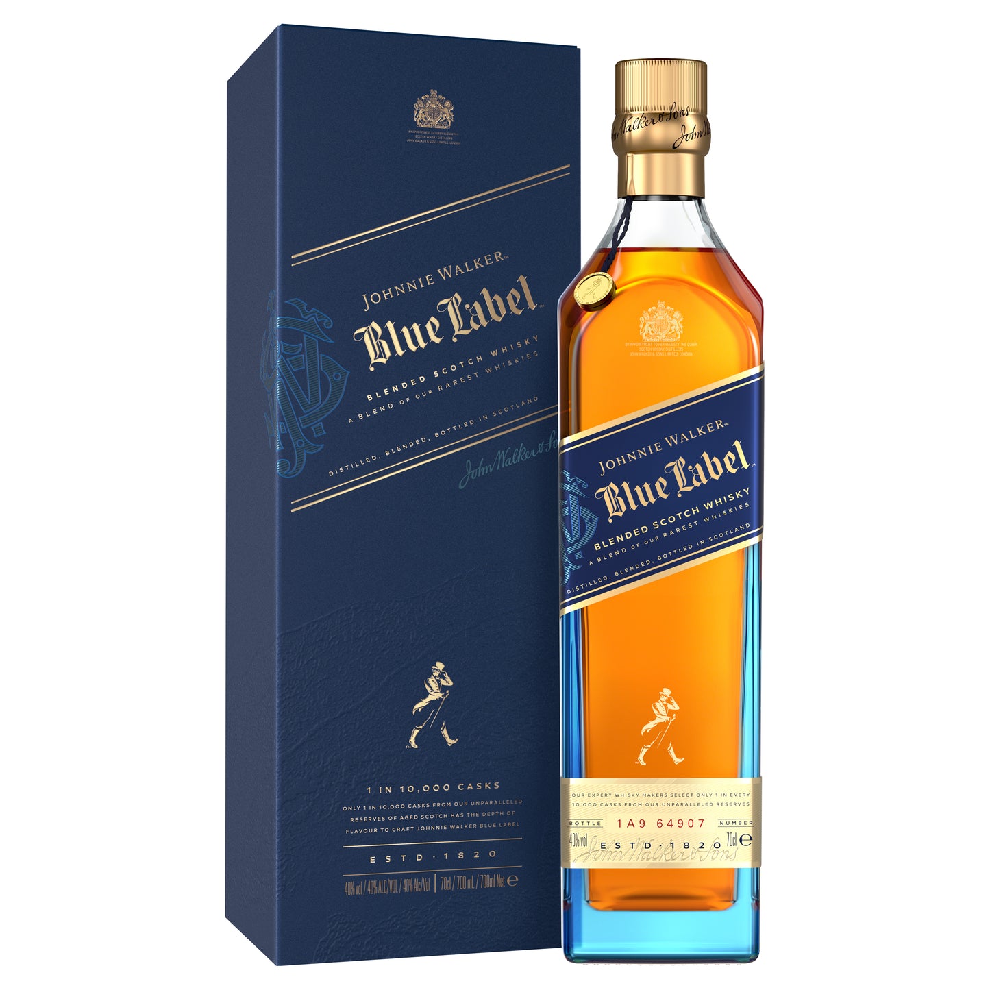 Johnnie Walker Blue Label Blended Scotch Whisky, 70cl