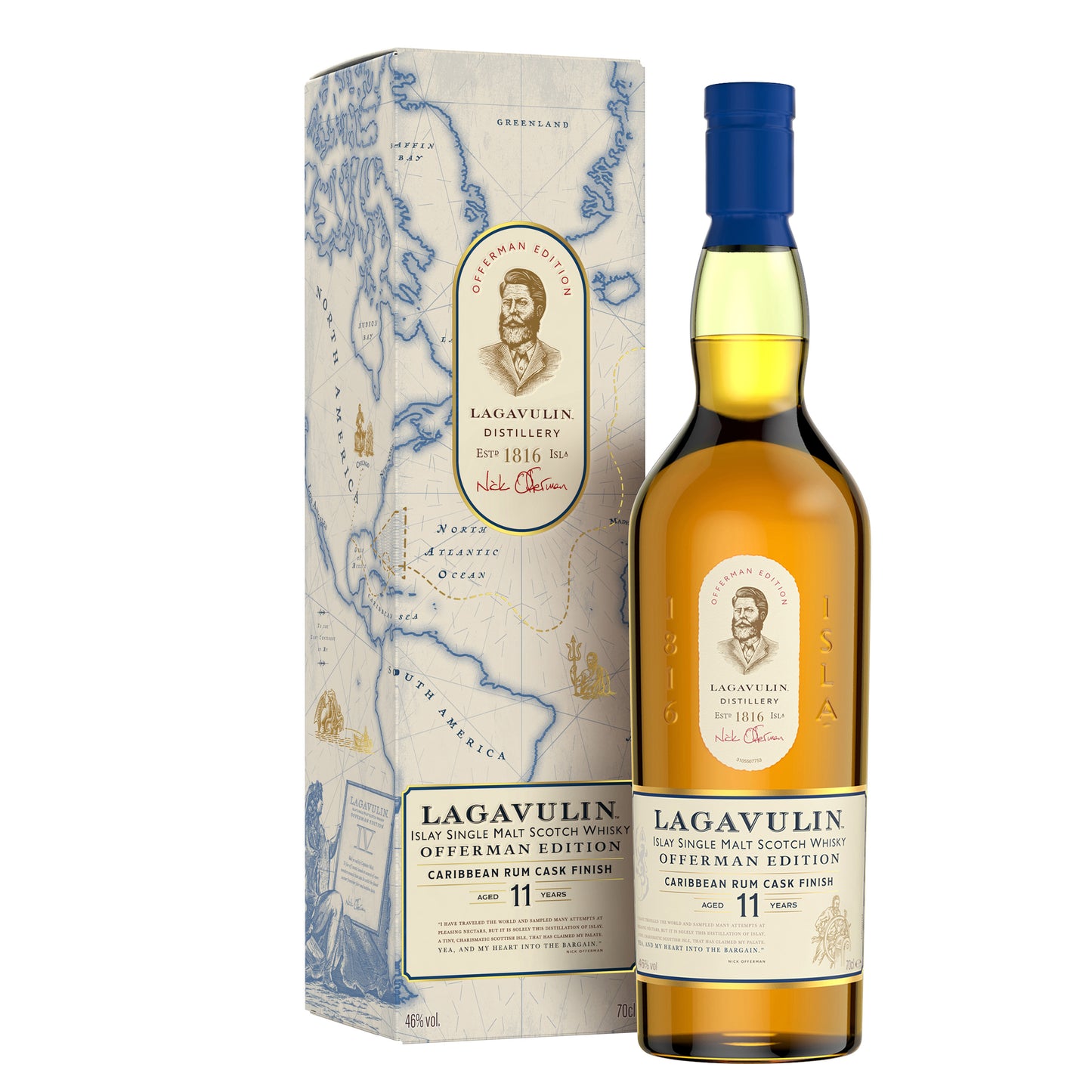 Lagavulin Offerman 2024 Caribbean Cask Finish Edition Single Malt Scotch Whisky, 70cl