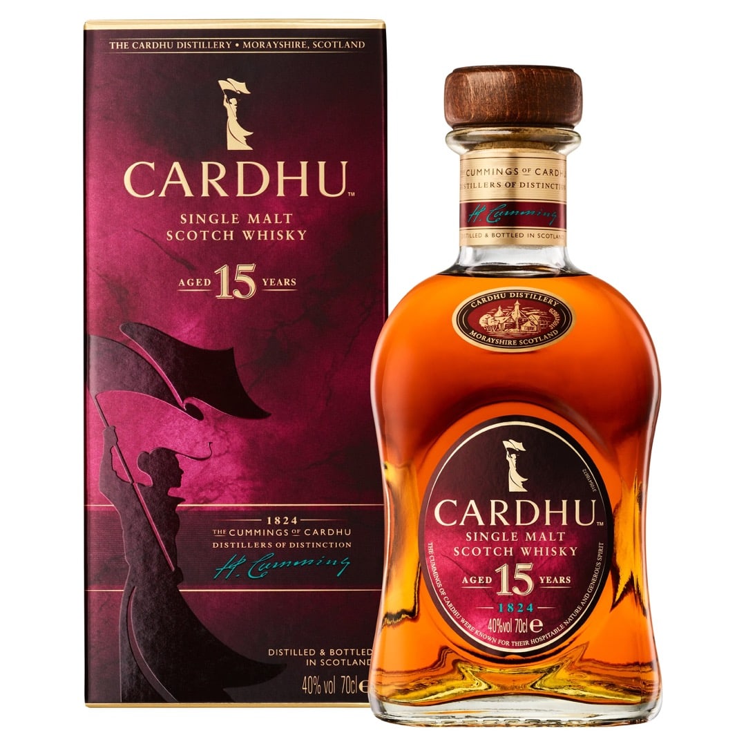 Cardhu 15 Year Old Single Malt Scotch Whisky, 70cl