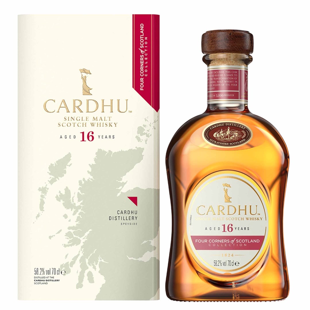 Cardhu 16 Year Old Single Malt Scotch Whisky, The Four Corners of Scotland Collection, 70cl