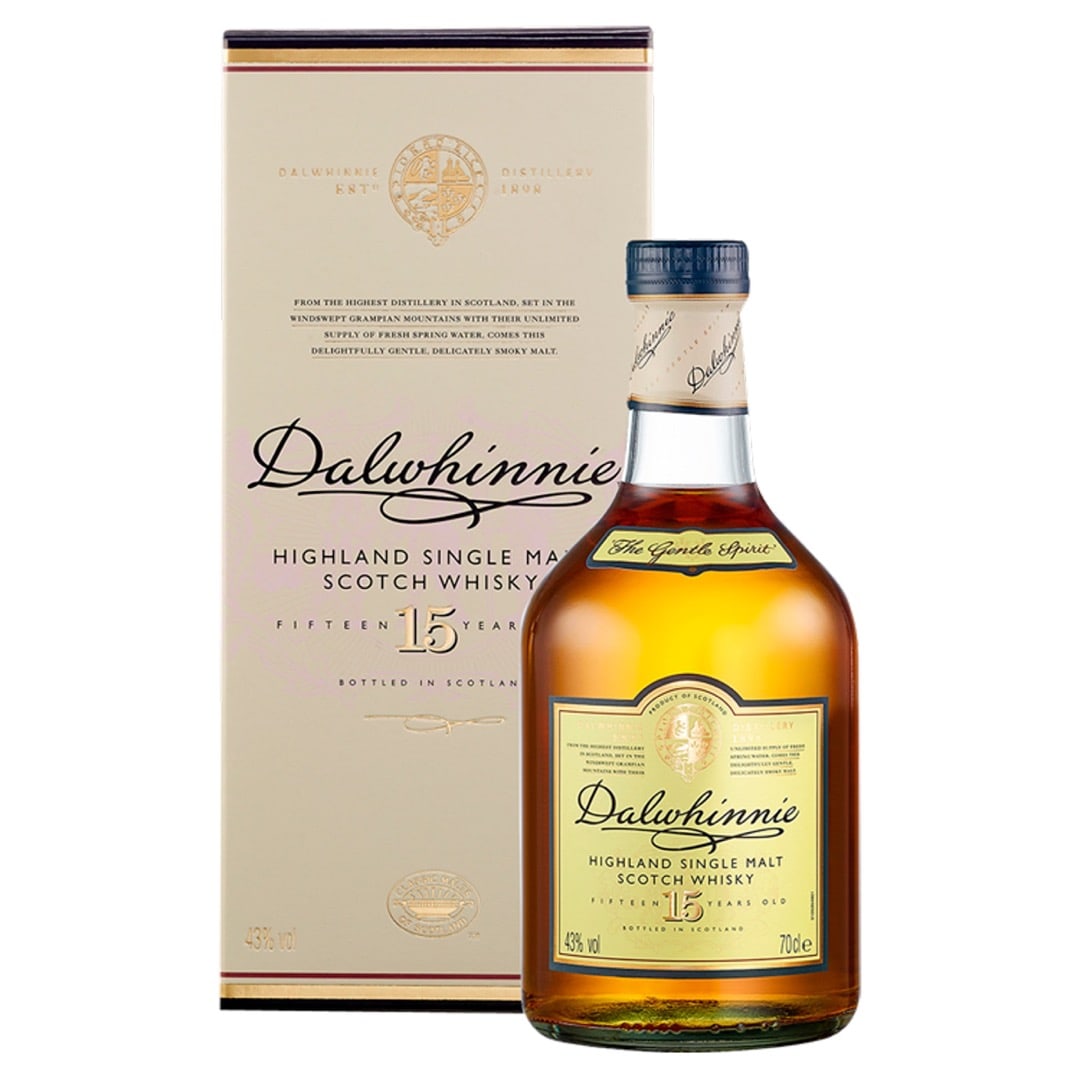 Dalwhinnie 15 Year Old Single Malt Scotch Whisky, 70cl