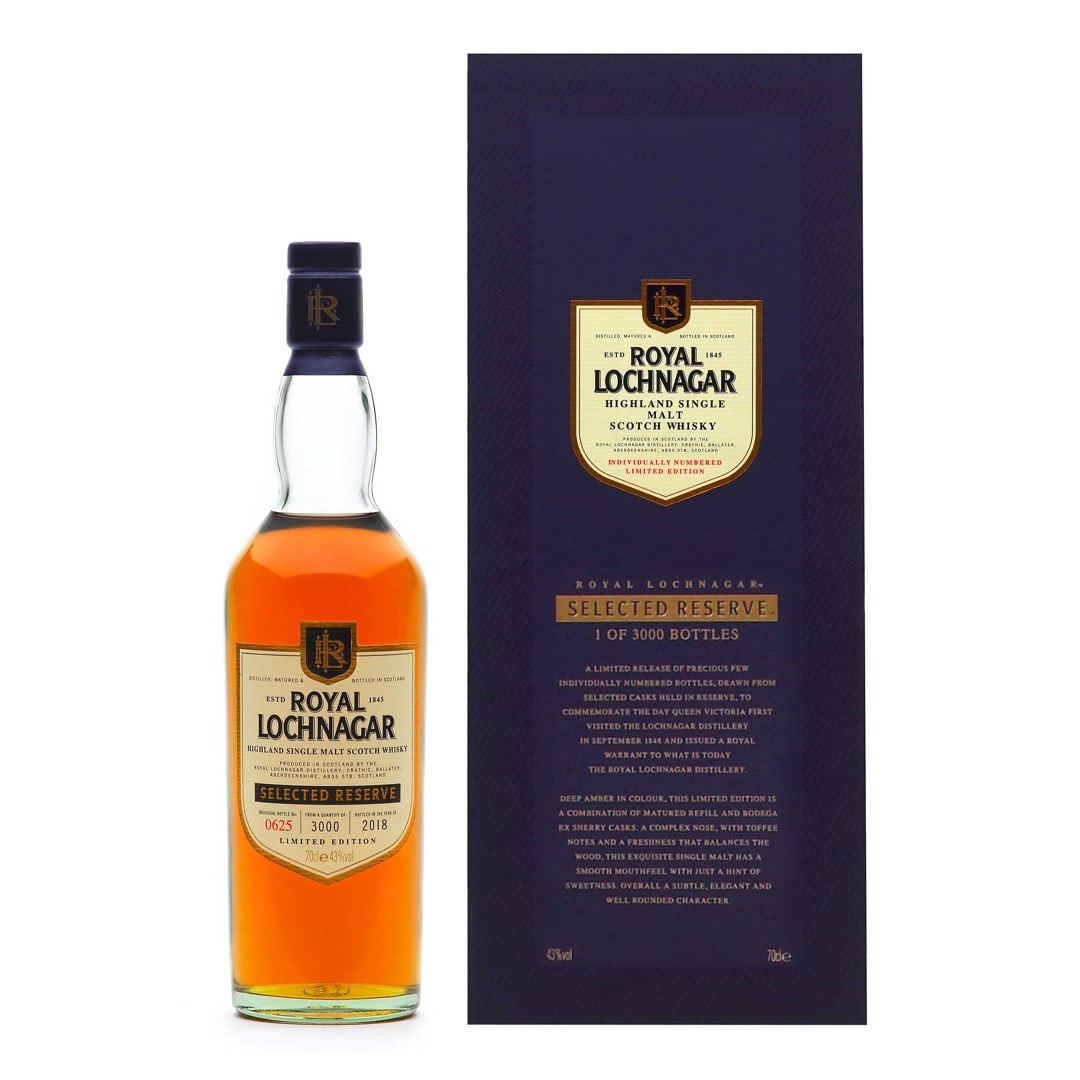 Royal Lochnagar Selected Reserve Single Malt Scotch Whisky, 70cl